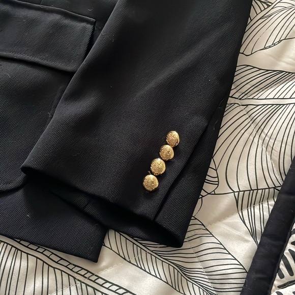 Ralph Lauren Navy Blazer with Green Label - Picture 4 of 6